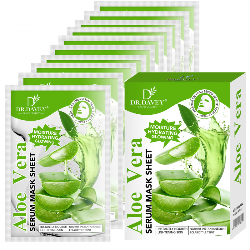 Aloe Vera Pot - قناع الوجه بخلاصة الألوفيرا للعناية بالبشرة،