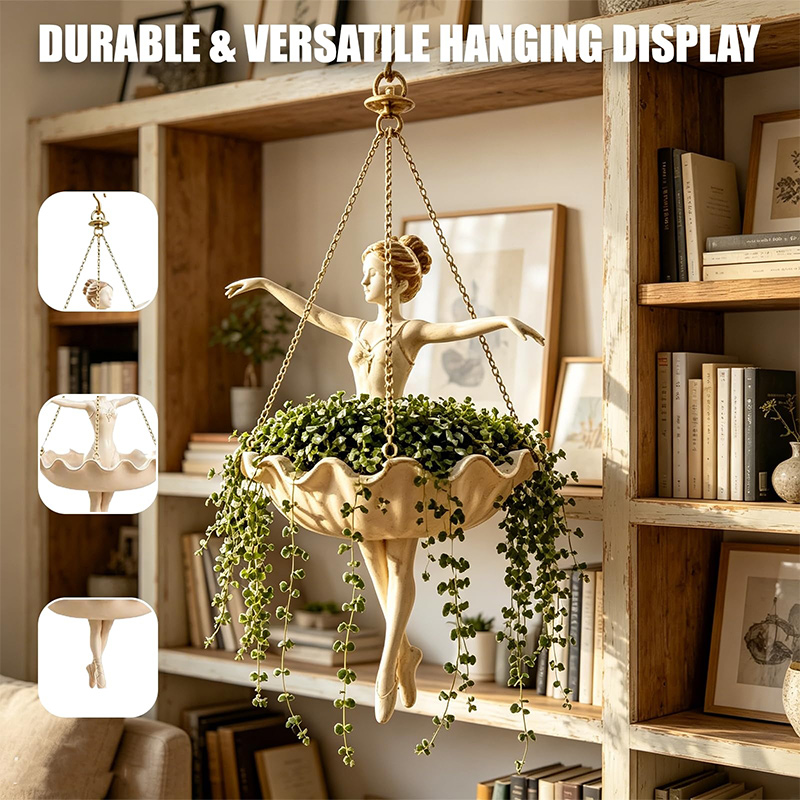 Spider Plant Hanging - حامل نباتات معلق على شكل راقصة