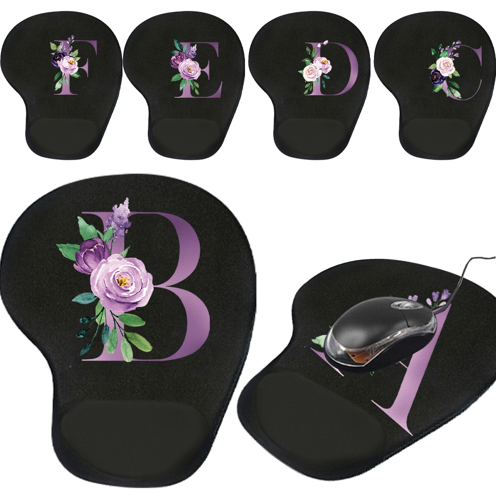 Tradescantia Purple - وسادة ماوس لحماية المعصم، وسادة مكتب