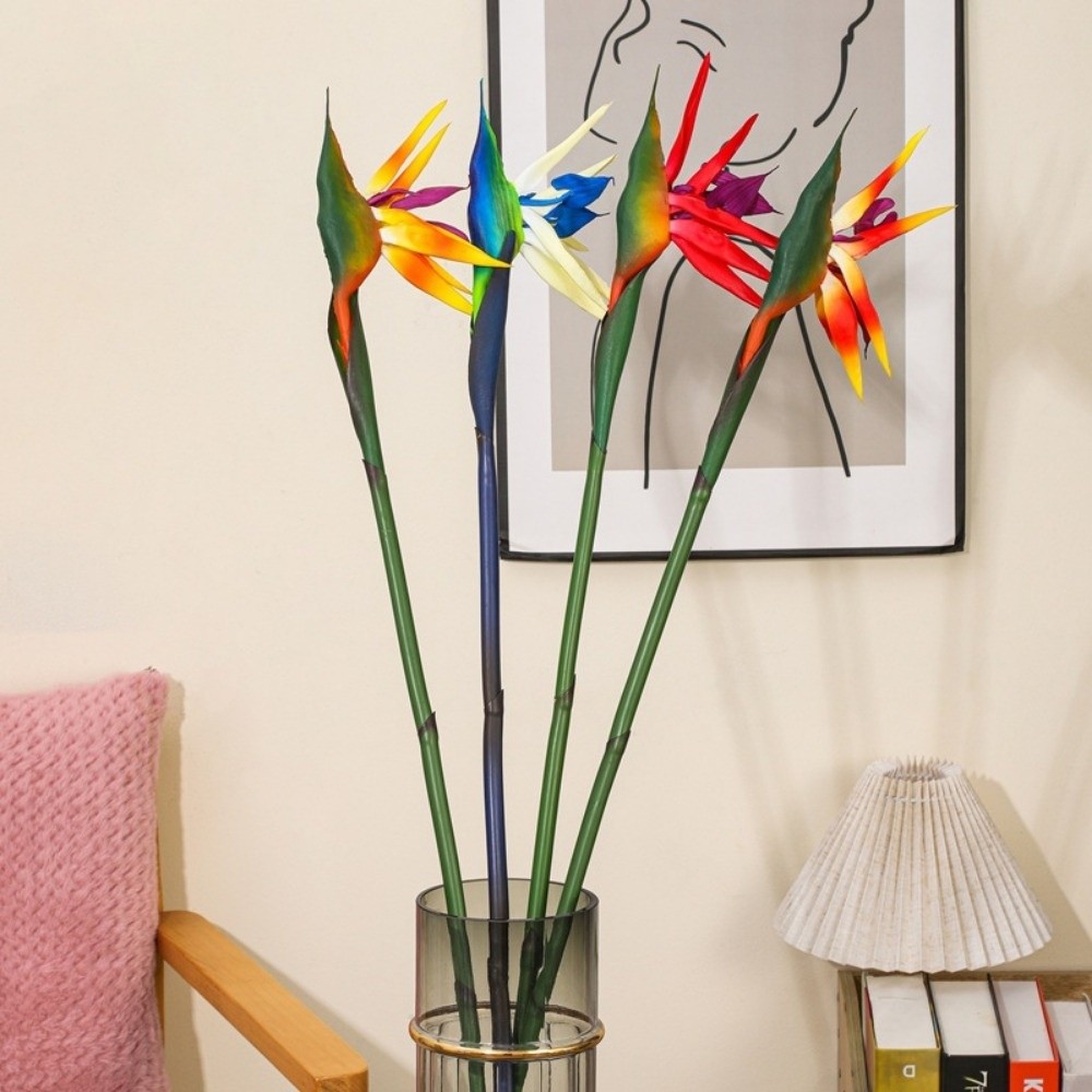 Bird Paradise Strelitzia - زهور طائر الجنة الاصطناعية طويلة الساق