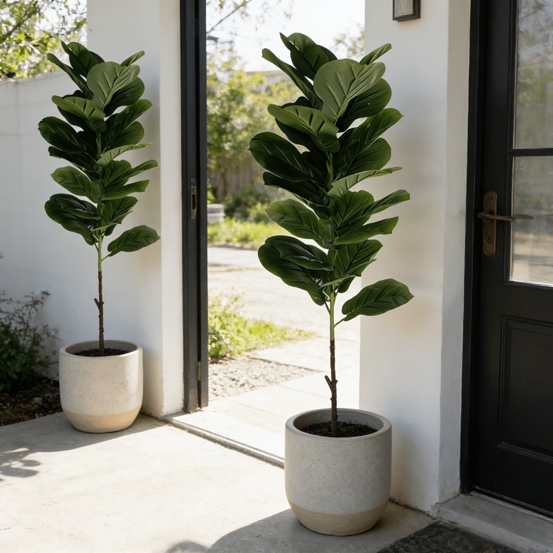 Ficus Lyrata Tree - شجرة تين ليراتا اصطناعية بطول 100