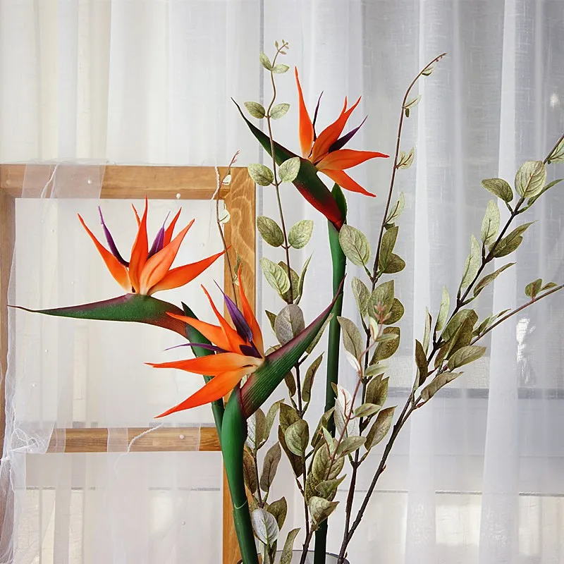 Bird Paradise Strelitzia - زهرة اصطناعية ذات ملمس طائر من