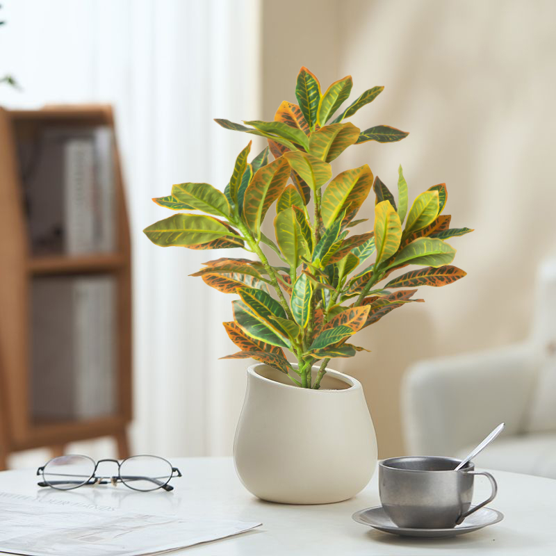 Ficus Lyrata Tree - 24-41 سنتيمتر النباتات الاصطناعية وهمية شجرة