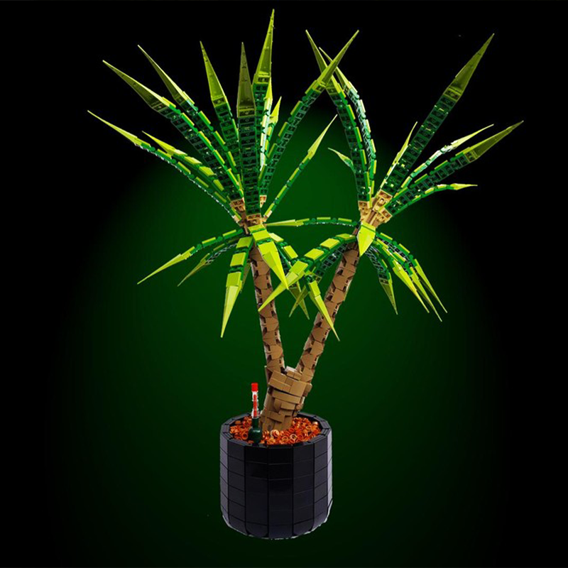 1961 قطعة MOC نموذج قلعة القرو - مراجعة Dracaena Marginata وسعره