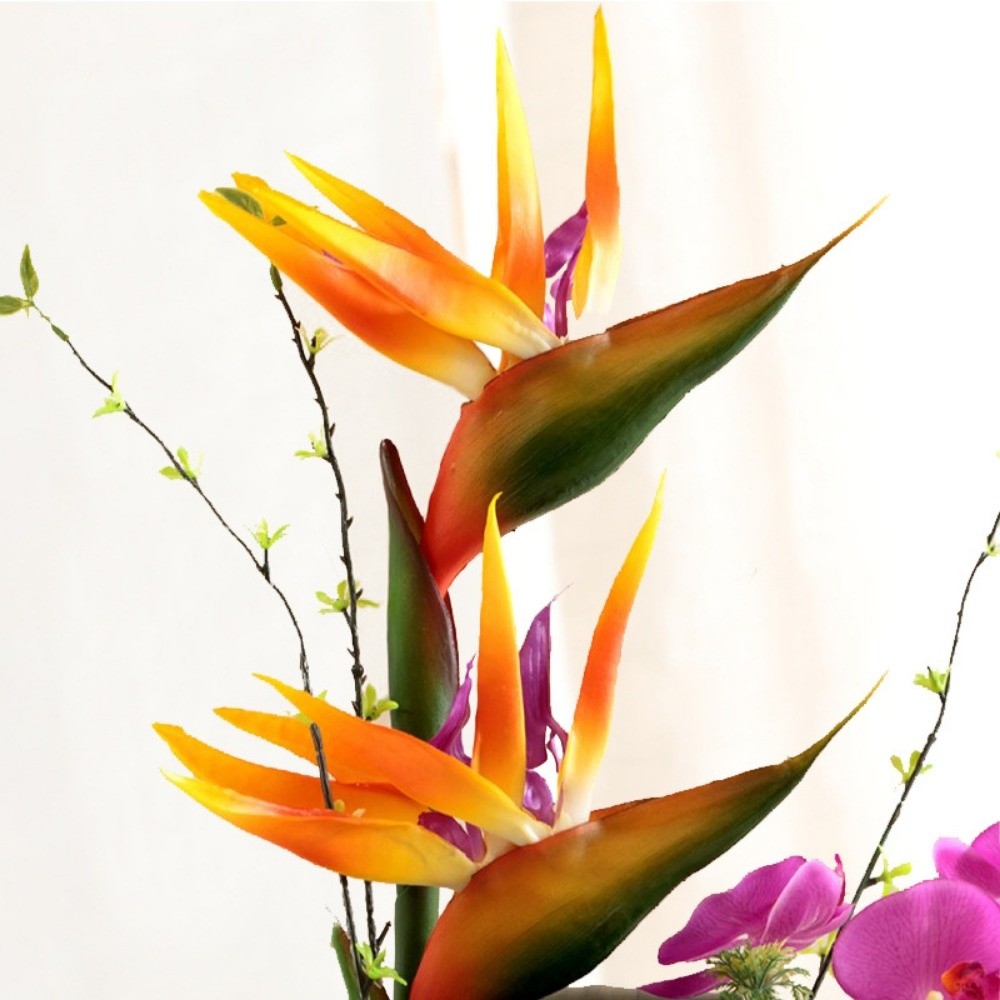 زهور طائر الجنة الاصطناعية الج - مراجعة Bird Paradise Strelitzia وسعره
