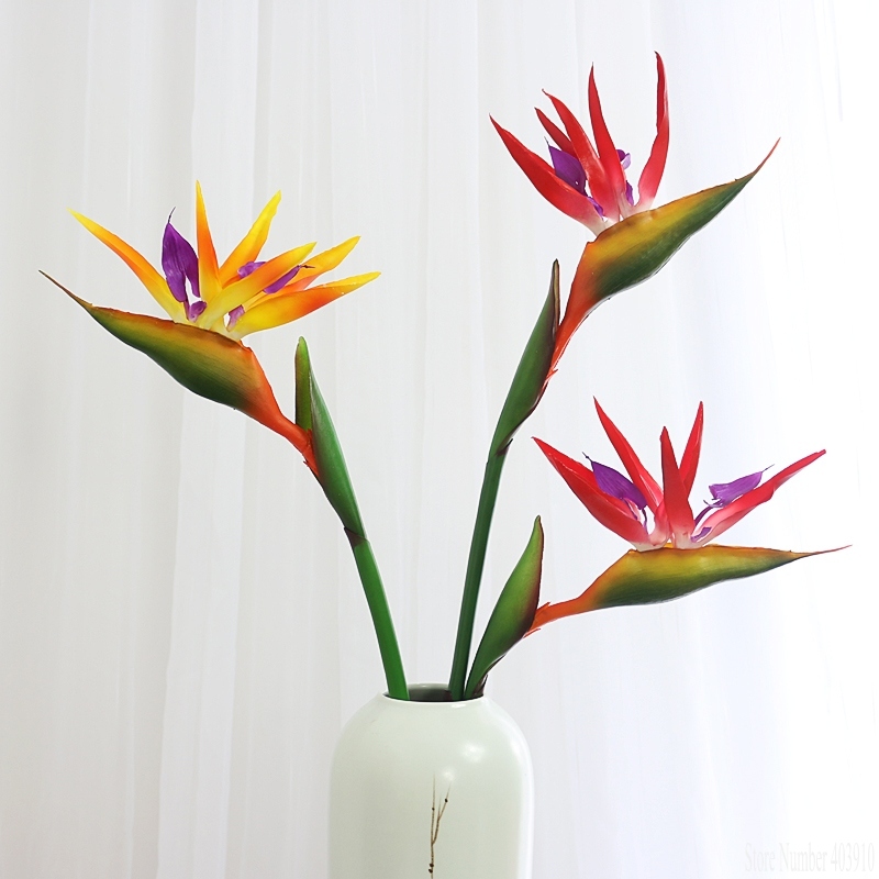 زهرة سيليكون صناعية بطول 90 سم - مراجعة Bird Paradise Strelitzia وسعره