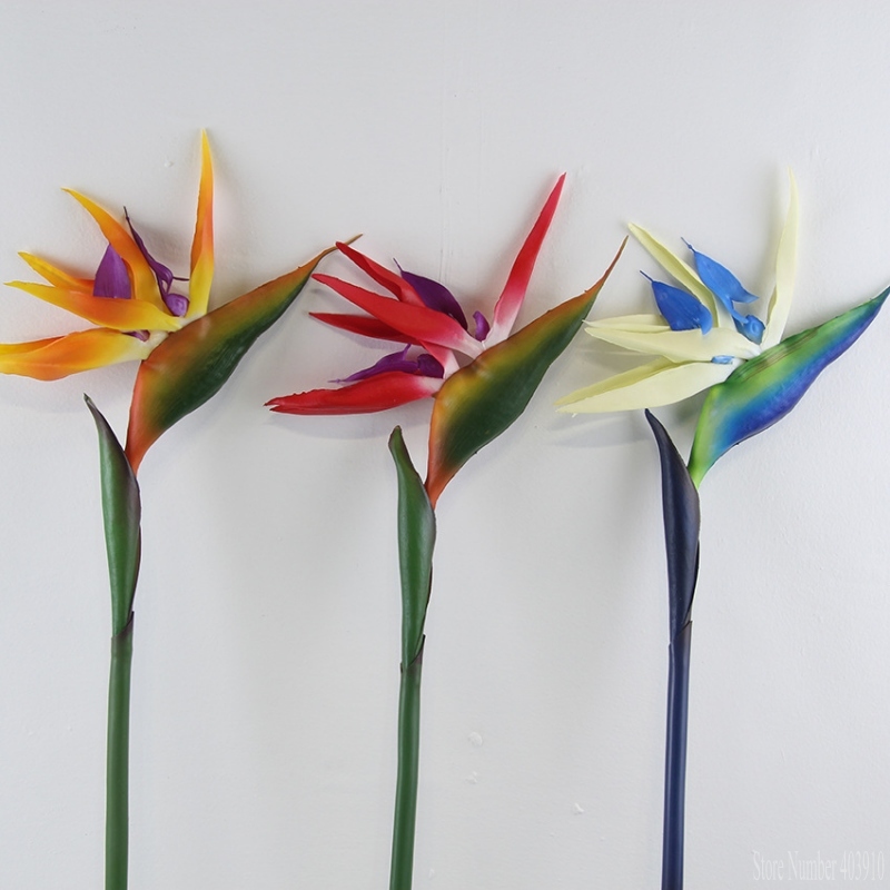 زهرة سيليكون صناعية بطول 90 سم - مراجعة Bird Paradise Strelitzia وسعره
