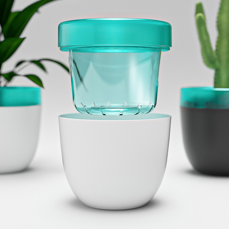 أصيص زهور كسول ممتص للماء تلقا - مراجعة Aloe Vera Pot وسعره
