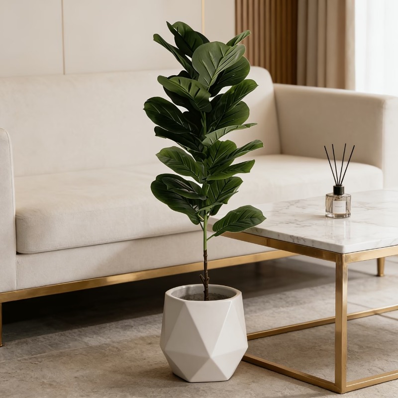 شجرة تين ليراتا اصطناعية بطول  - مراجعة Ficus Lyrata Tree وسعره