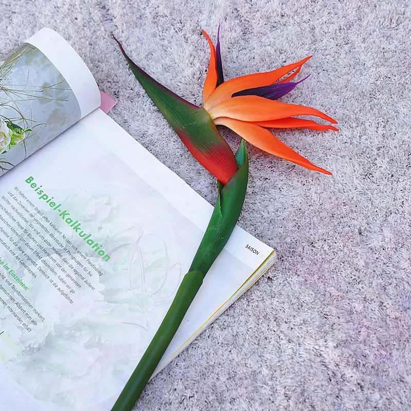 زهرة اصطناعية ذات ملمس طائر من - مراجعة Bird Paradise Strelitzia وسعره