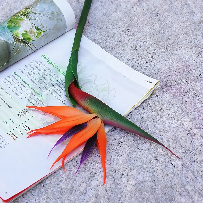 زهرة اصطناعية ذات ملمس طائر من - مراجعة Bird Paradise Strelitzia وسعره