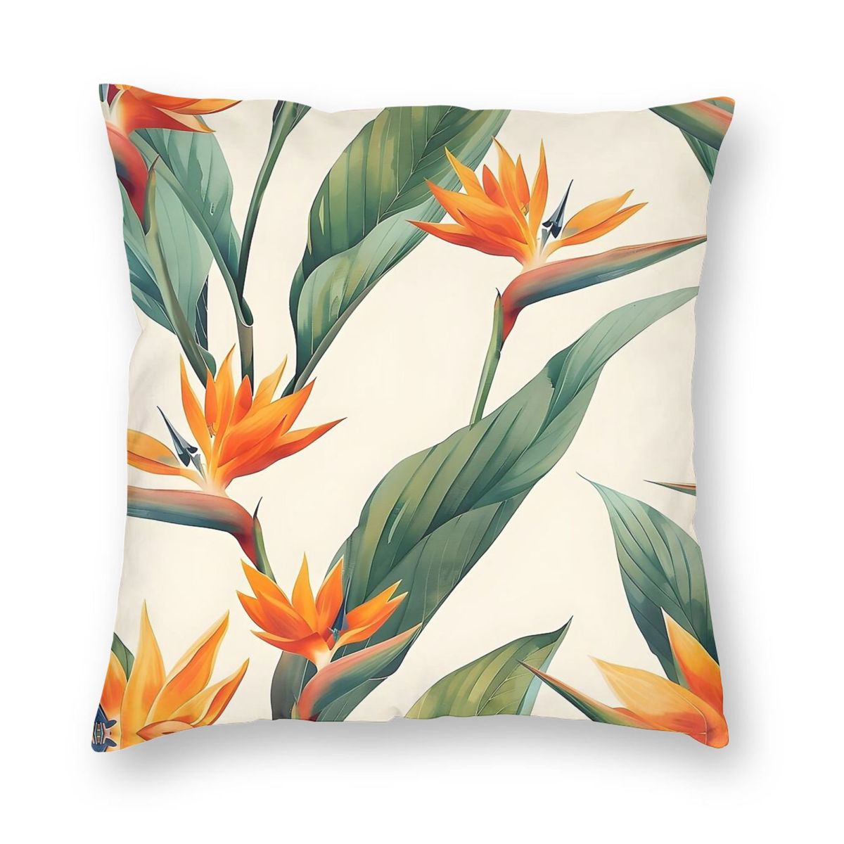 غطاء وسادة مربع من Bird Of Par - مراجعة Bird Paradise Strelitzia وسعره