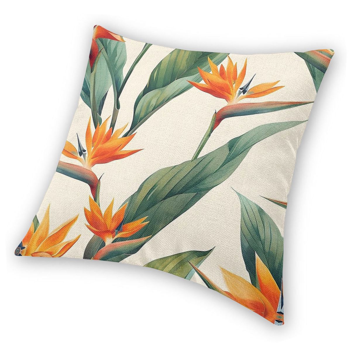 غطاء وسادة مربع من Bird Of Par - مراجعة Bird Paradise Strelitzia وسعره