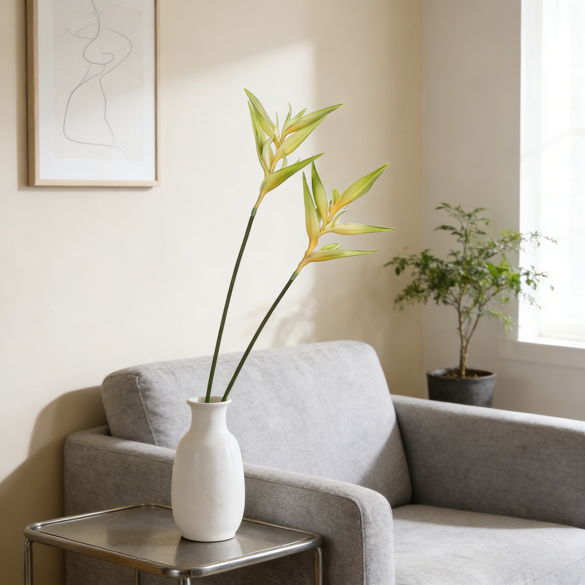 36.6 بوصة نبات الطيور الاصطناع - مراجعة Bird Paradise Strelitzia وسعره