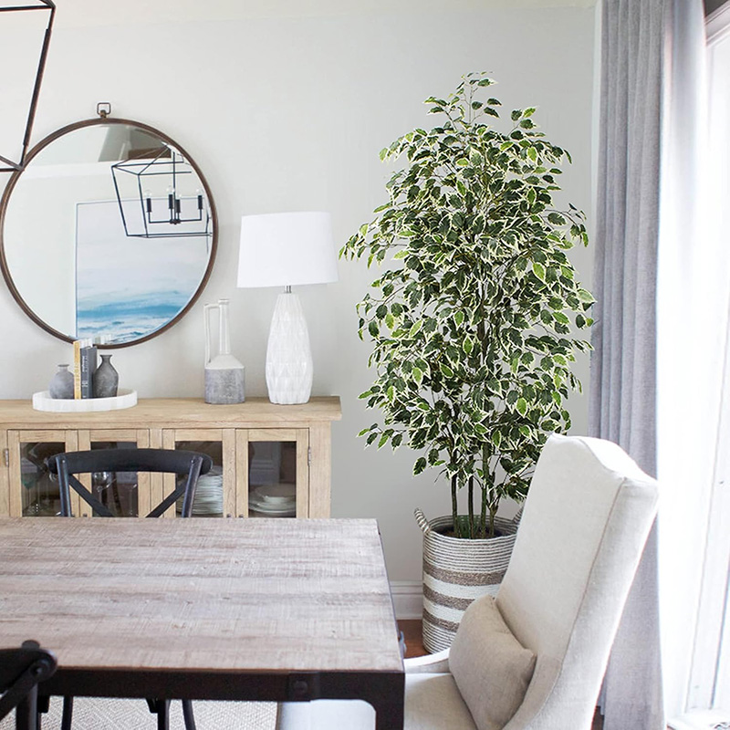 شجرة اللبخ الاصطناعية مقاس 70  - مراجعة Ficus Lyrata Tree وسعره