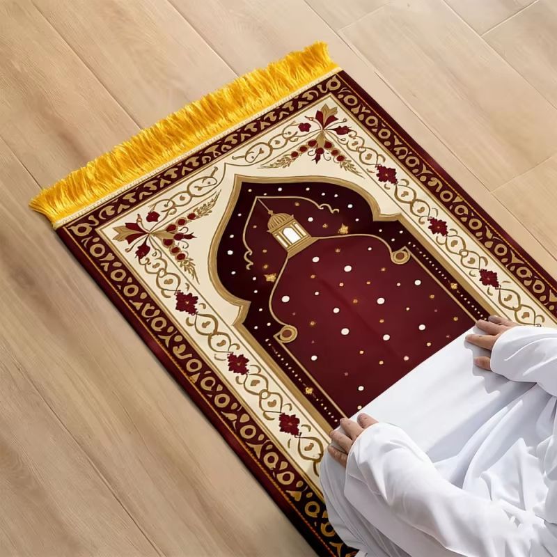 سجادة صلاة VIKAMA بنقشة زهور و - مراجعة Maranta Prayer Plant وسعره